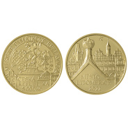 Zlatá mince Město Litoměřice (5000), kvalita PROOF