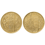 Zlatá mince Město Olomouc (5000), kvalita PROOF