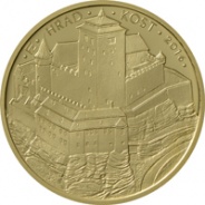 Zlatá mince Hrad Kost (5000), kvalita BK