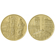 Zlatá mince Město Mikulov (5000), kvalita PROOF